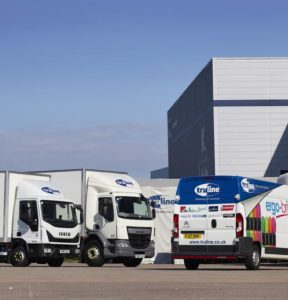 Truline distribution service Picture of Truline delivery vans