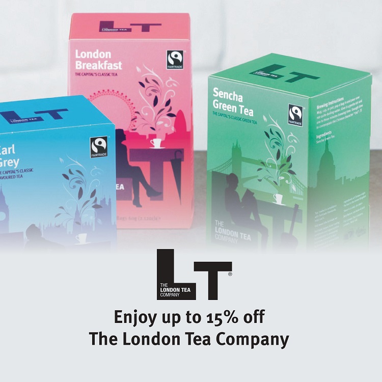 London Tea - Enjoy upto 15% off