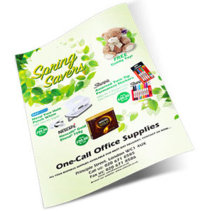 Seasonal Savers Seasonal Savers A4 Flyer